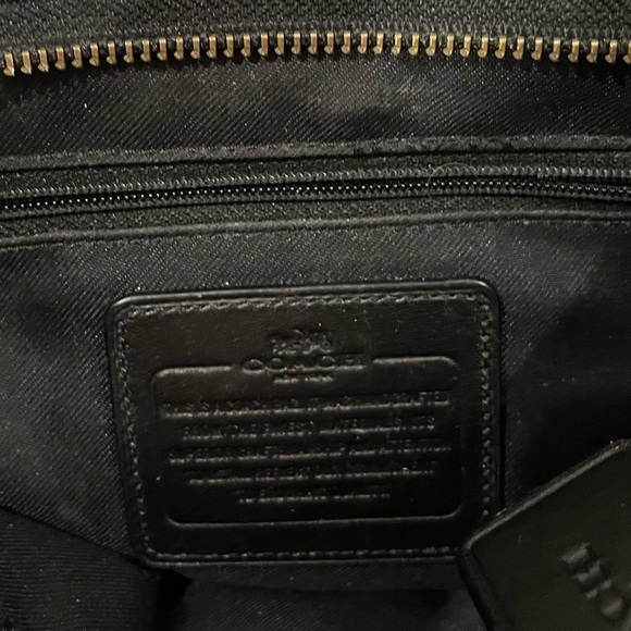 CROSBY CARRYALL 24 IN COLORBLOCK EXOTIC EMBOSSED LEATHER (COACH F55297) - Picture 3 of 7